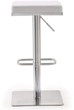 Bari Performance Vegan Leather Adjustable Stool