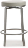 Pratt Performance Vegan Leather Swivel Counter Stool - Set of 2