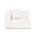 Tarra Cream Performance Chenille Modular Corner Chair