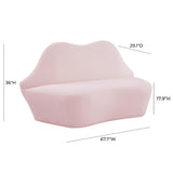 Lips 68" Performance Velvet Settee