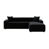 Olafur 2-Piece Performance Fabric L-Shaped Sectional