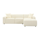 Olafur 2-Piece Performance Fabric L-Shaped Sectional