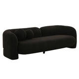 Amelie 91" Contract-Grade Faux Fur Sofa