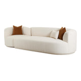 Fickle Cream Performance Boucle 2-Piece Modular Sofa