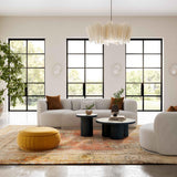 Fickle 82.5" Grey Performance Velvet Modular Loveseat