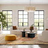 Fickle 82.5" Cream Performance Boucle Modular Loveseat