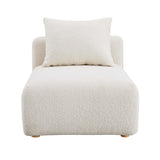 Hangover Cream Performance Boucle Modular Armless Chair