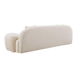 Allegra 100" Velvet Sofa