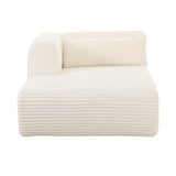 Tarra 71" Fluffy Oversized Performance Corduroy Modular Chaise