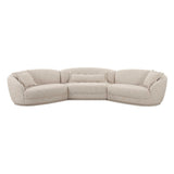 Marion 3-Piece Two-Tone Textured Performance Boucle Sectional