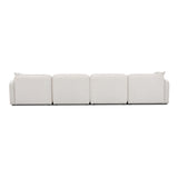 Travie 6-Piece Performance Corduroy Velvet Modular U-Sectional