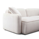 Travie 112" Performance Corduroy Velvet Modular Sofa