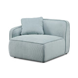 Travie Performance Corduroy Velvet LAF Corner Chair