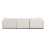 Travie 4-Piece Sand Upcycled Performance Linen Modular Sectional