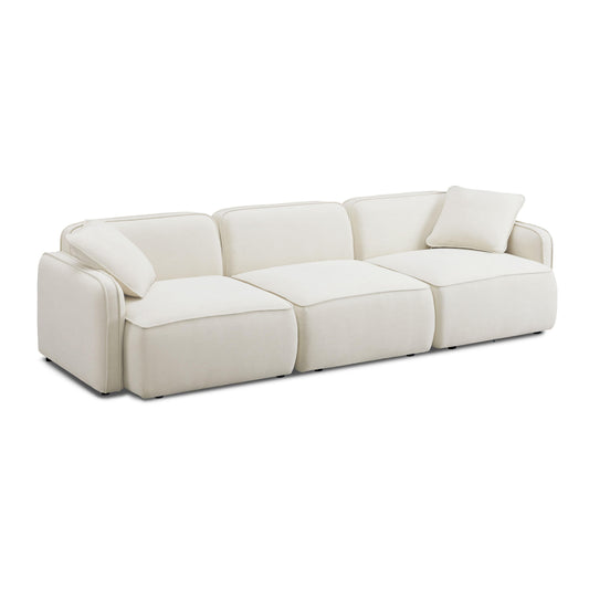 Travie Sand Upcycled Performance Linen Modular Sofa