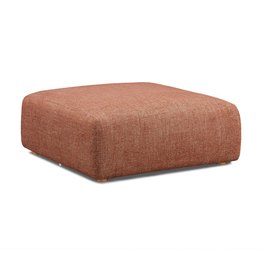 Hangover Contract-Grade Textured Fabric Ottoman