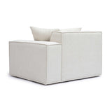 Mindy Performance Chenille Basketweave Modular Corner Chair