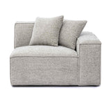 Mindy Performance Chenille Basketweave Modular Corner Chair