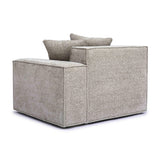 Mindy Performance Chenille Basketweave Modular Corner Chair
