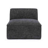 Mindy Performance Chenille Basketweave Modular Armless Chair