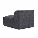 Mindy Performance Chenille Basketweave Modular Armless Chair
