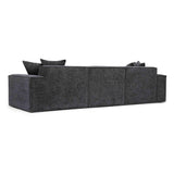 Mindy 115" Performance Chenille Basketweave Modular Sofa