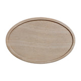 Eclipse Textured Faux Travertine Indoor/Outdoor Side Table