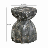 Turin Indoor/Outdoor Concrete Stool