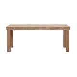 Cassie Natural Outdoor Rectangular Dining Table (75"-108")