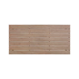 Cassie Natural Outdoor Rectangular Dining Table (75"-108")