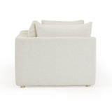Hangover 81" Cream Performance Fabric Outdoor Modular Loveseat