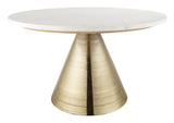 Tempo 30" Marble Round Coffee Table
