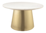 Bleeker 31" Marble Round Coffee Table