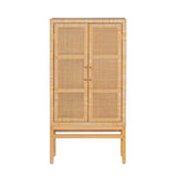 Amara Woven Rattan Cabinet