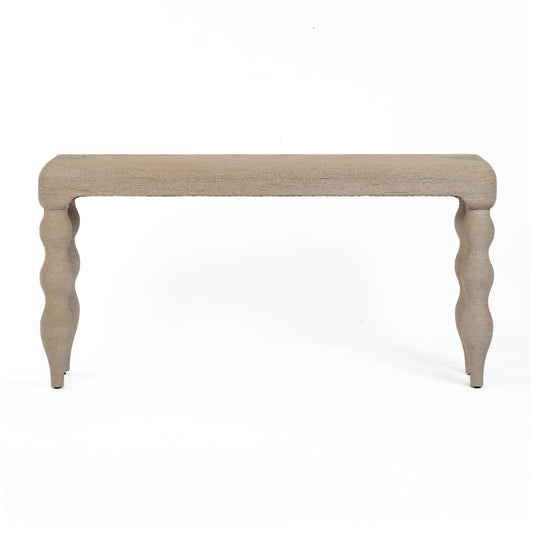 Vicky 68" Natural Woven Seagrass Console Table