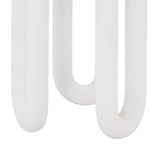 Tildy White Concrete Indoor / Outdoor Round Side Table