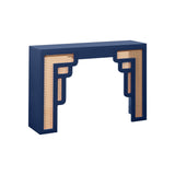 Suzie 45" Rattan Console Table