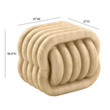 Love Knot Concrete Indoor / Outdoor Accent Stool