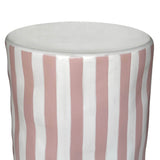 Tempest Indoor/Outdoor Ceramic Table in Stripes