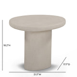 Jade Concrete Indoor/Outdoor Side Table