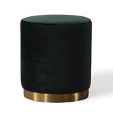 Opal Performance Velvet Ottoman