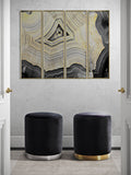 Opal Performance Velvet Ottoman