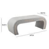 Kenya 48" Performance Velvet Bench