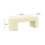 Elena 51" Performance Velvet Bench