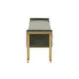Ines 67" Textured Performance Velvet Bench