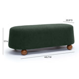 Jaine 48" Performance Boucle Large Ottoman