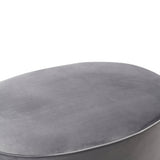 Scarlett Performance Velvet Oval Ottoman