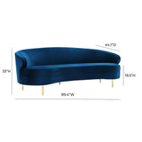 Baila 89" Performance Velvet Sofa