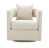 Kennedy Performance Velvet Swivel Accent Chair