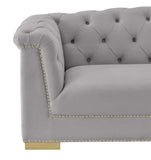 Farah 69" Performance Velvet Loveseat by Inspire Me! Home Decor